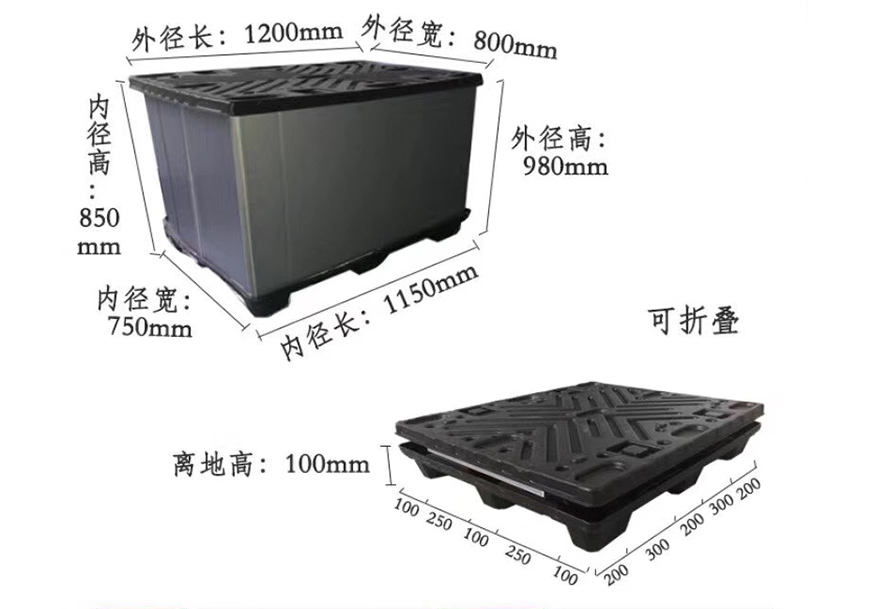 1200*800*980圍板（bǎn）箱（xiāng）